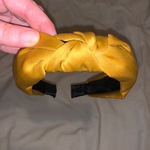 Mustard Yellow Knotted Headband